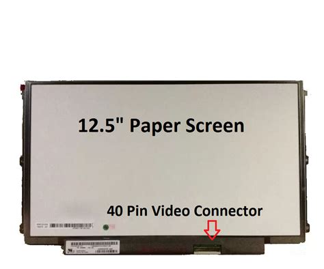 125 Inch Laptop Paper Led Display Screen 40 Pin For Dell Lenovo Hp