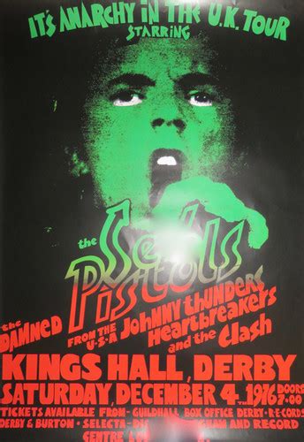 Sex Pistols ‘anarchy In The Uk Tour Poster The Art Of Punk