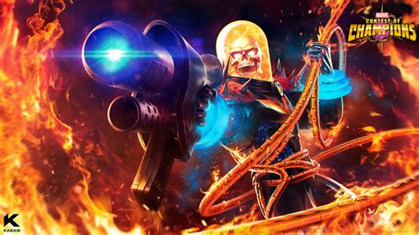 Charles Ge Cosmic Ghost Rider Wallpaper Marvel Contest Of Champions