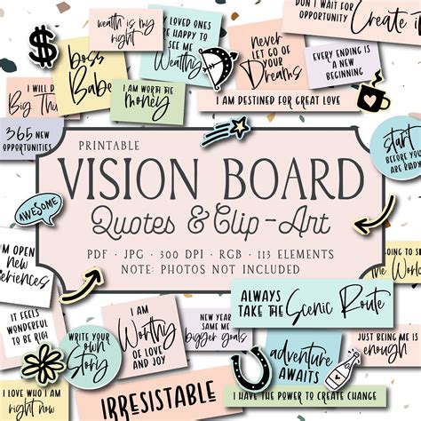 Complete Vision Board Kit Dream Board 2022 Ultimate Bundle Etsy Hong Kong