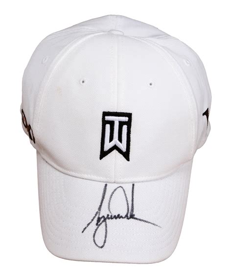 Lot Detail Tiger Woods Signed Nike Golf Cap