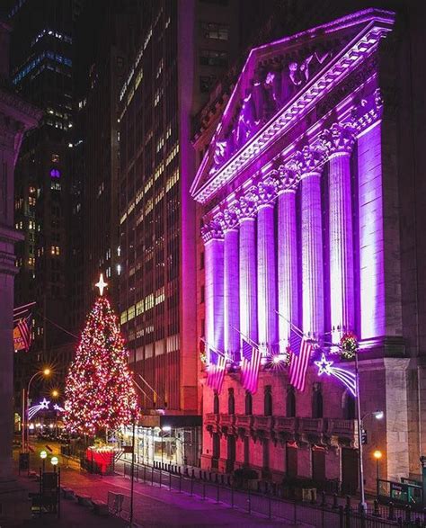Wall Street New York City Christmas New York City Christmas