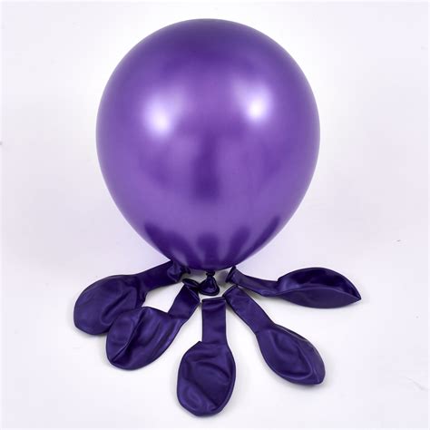 Buy Metallic Purple Latex Balloons Pack Of 6 For Gbp 099 Card