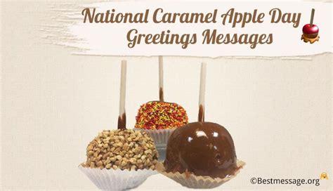National Caramel Apple Day Greetings Messages Wishes