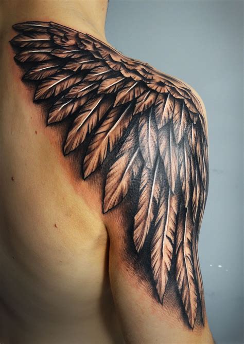 American Traditional Wing Tattoo