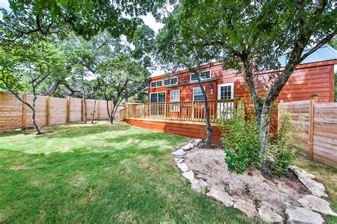 The duplex shares a large front porch, but the sides are rented separately. Texas Hill Country Cabin(s) with Pool 3 Has Patio and ...