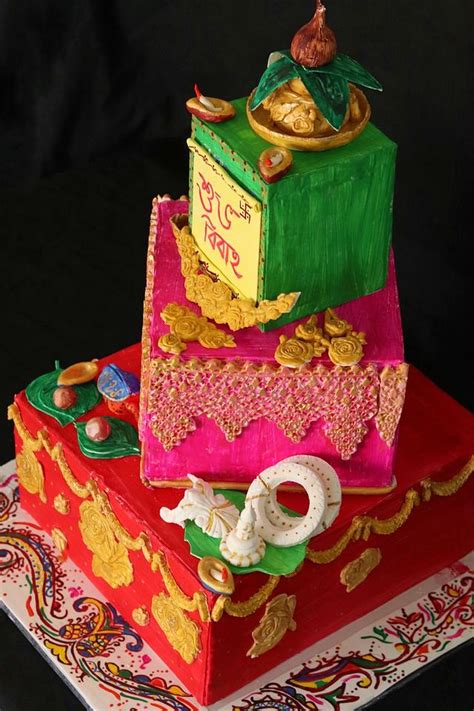Indian Culture Cake Competition Cookie By Cakebake Bd Cakesdecor