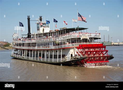 Steamer Natchez Tour Boat On The Mississippi River New Orleans Usa