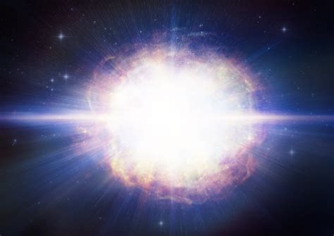 That resulting explosion is a supernova. Teori: Rekordlysende supernova kan stamme fra to stjerner