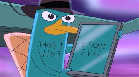 theif i live what does that even mean perry the platypus ~doof