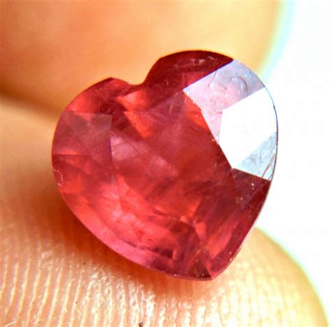 4.32 Carat Hot Red Ruby Heart - Gorgeous