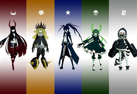 Brs And Others Black Rock Shooter Black Rock Anime Character Design