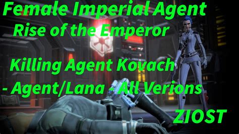 Situated in the heart of imperial space, ziost has long played a vital role in the intricate history of the sith. SWTOR Rise of the Emperor (ZIOST) - Killing Agent Kovach/All possibilities (Female Imperial ...