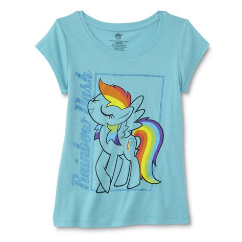 Hasbro My Little Pony Girls T Shirt Rainbow Dash Shop Your Way