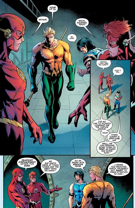 Dc Comics Rebirth Spoilers Teen Titans Annual 1 Has Justice League Vs Titans Follow Justice