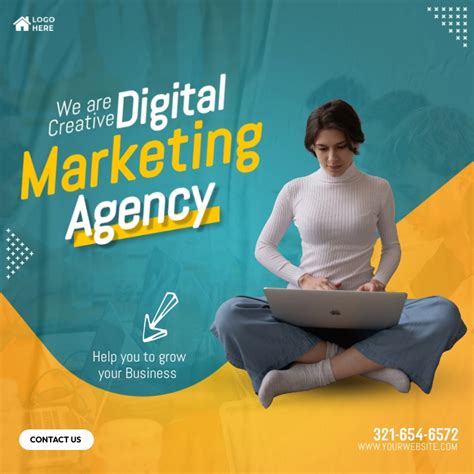 Copy Of Creative Digital Marketing Agency Postermywall
