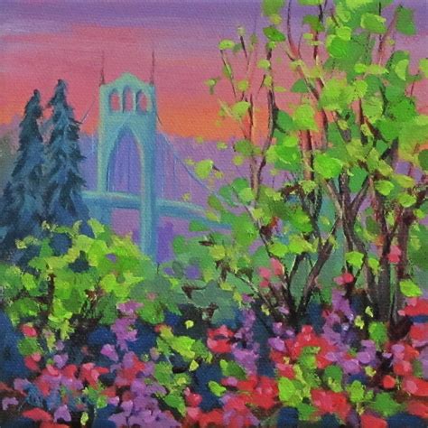 Bright Spring Painting By Karen Ilari Fine Art America