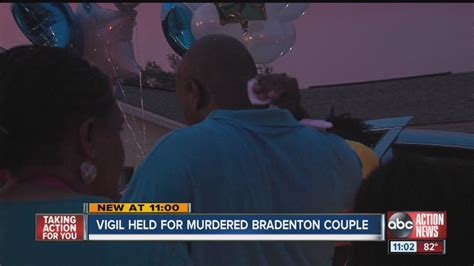 Vigil Held For Murdered Bradenton Couple Youtube