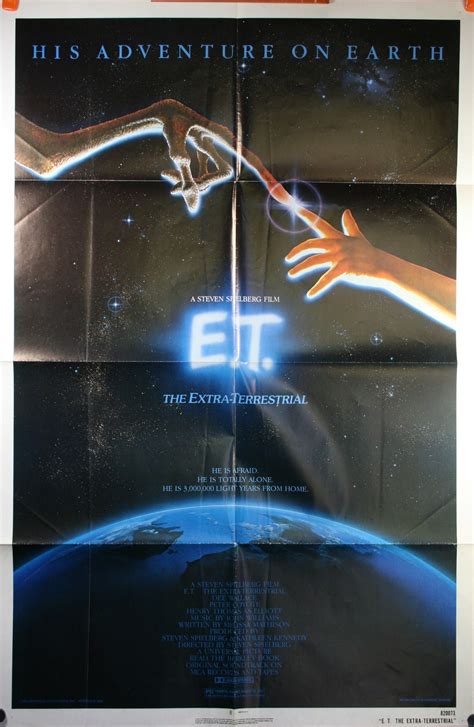 After a gentle alien becomes stranded on earth, the being is discovered and befriended by a young boy named elliott. E.T. THE EXTRA TERRESTRIAL Drew Barrymore Steven Spielberg ...