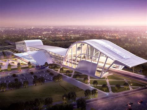 Malaysian Pm Unveils Designs For High Speed Rail Stations