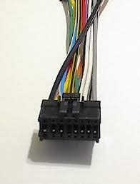 pioneer car stereo wire audio wiring harness  pin ebay