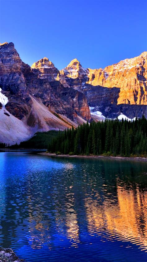 640x1136 Resolution Banff National Park Canada Lake Iphone 55c5sse