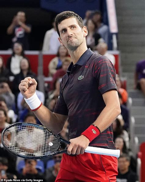 The tennis champion and his wife jelena welcomed their second child in september. Tennis ace Novak Djokovic rolls up his shorts as he enjoys ...
