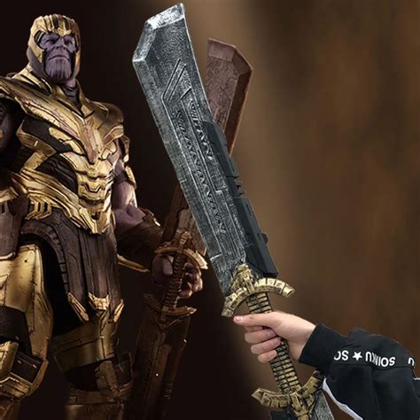 Thanos Double Edged Sword Cosplay Avengers Endgame Thanos Weapon