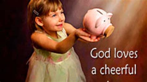 God Loves A Cheerful Giver 2 Corinthians 97 Youtube