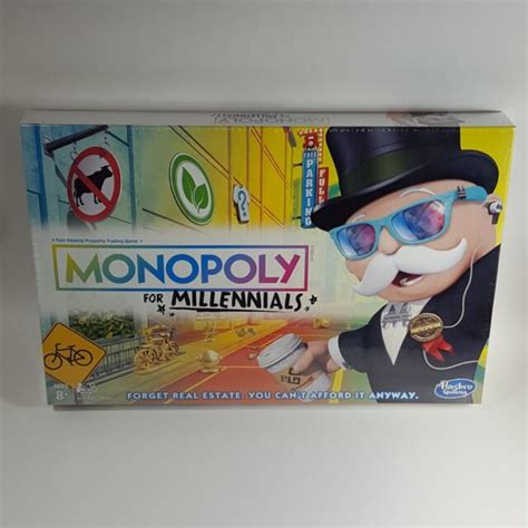 Monopoly For Millennials Board Game New Factory Sealed Millenials
