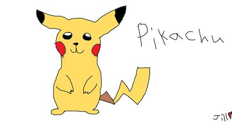 The Worst Drawing Of Pikachu Ever By Jill127 Chan On Deviantart