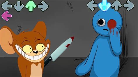 scary story how blue lose his eye fnf be like rainbow friends animation youtube