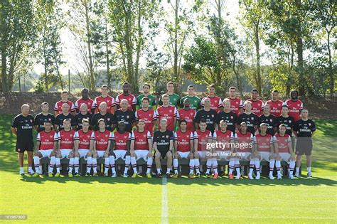 Arsenals Team Squad Pose For Their 2012 2013 Season First Team