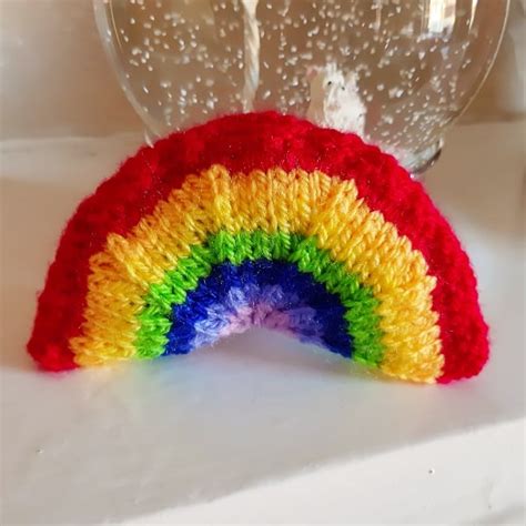 Free Easy Knit Rainbow Knitting Pattern Knitting By Post