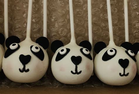 Panda Cake Pops Panda Cakes Sweet Treats Sweet