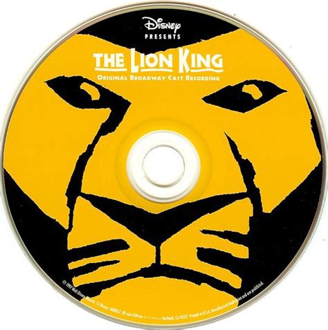 Cd The Lion King Original Broadway Cast Recording Imp Vários