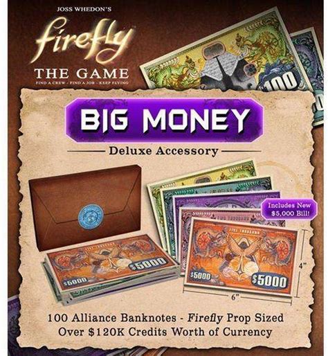 Gale Force Nine Margaret Weis Productions Firefly The Game Big Money