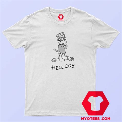 Lil Peep Hellboy Bart Simpson Unisex T Shirt