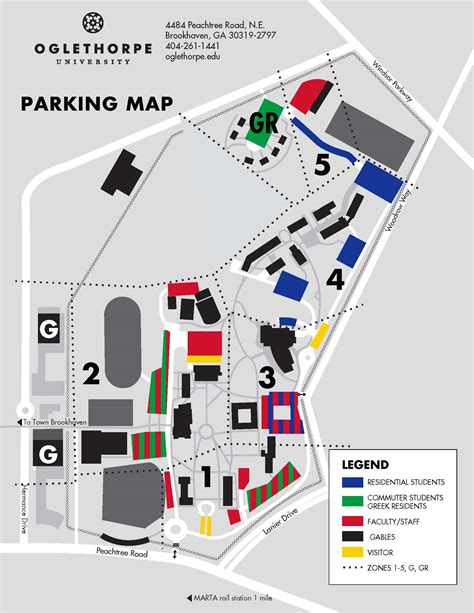 Parking Map And Registration Campus Safety