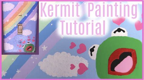 How To Drawpaint A Wholesome Kermit Meme Kermit With Hearts Step By