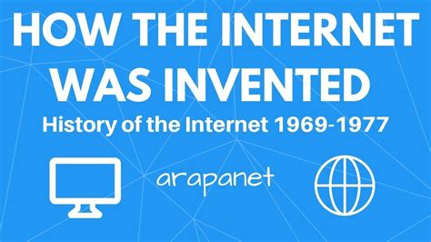 How The Internet Was Invented History Of The Internet Arpanet 1969 1977 Internet History