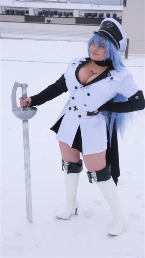 I Finished My Esdeath Cosplay And Also I Like To Pretend Her Ending In The Manga Doesnt Exist