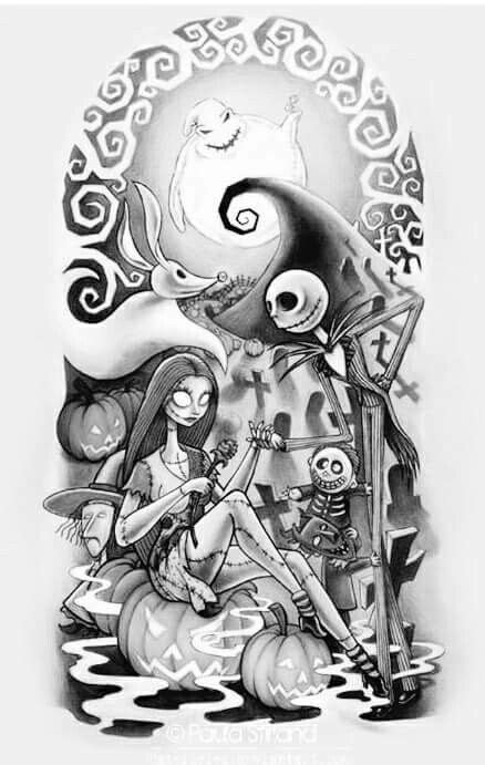 Pin By Emily Womack On Tattoos Nightmare Before Christmas Tattoo