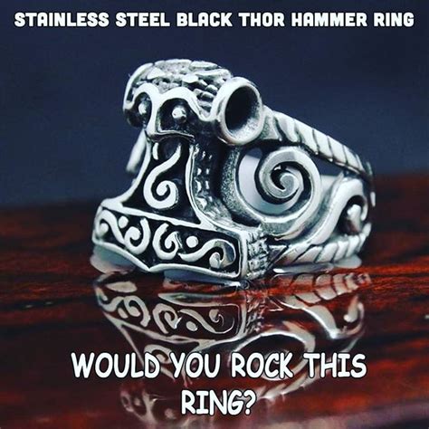 caption this engraved ring join norse follow odin clothings turn on post
