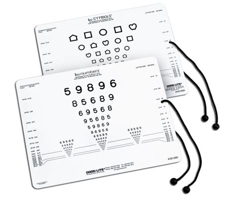 Lea Symbols And Numbers Near Card Ophthalmic Singapore