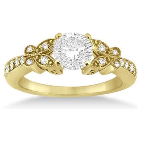 Unique Yellow Gold Engagement Rings Designs 2013