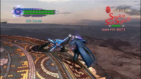 Devil May Cry 4 Special Edition Vergil Combo Test Youtube