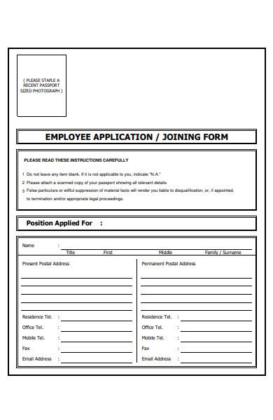 employee forms   ms word excel