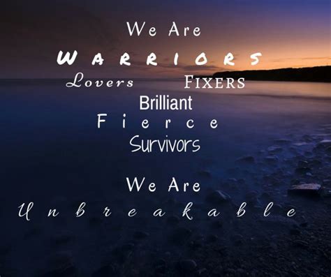 Starring bruce willis as david dunn and samuel l. We Are Unbreakable and Warriors less | Unbreakable quotes ...