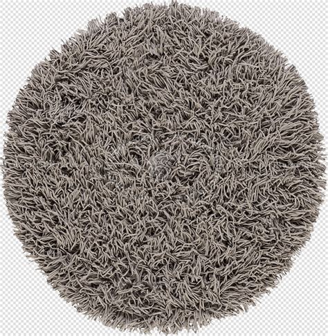 Round long pile rug texture 19960
